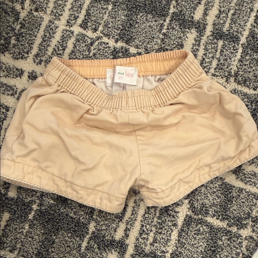 Cecil and Lou boys khaki shorts